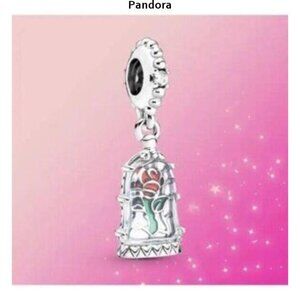 PANDORA Disney Beauty and the Beast Rose Charm